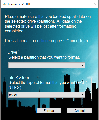 Opsi format perbaikan USB 3.0 Apacer