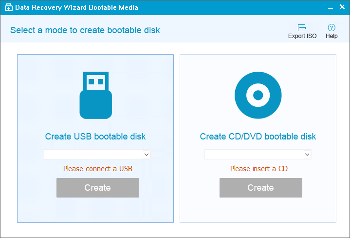 Create a bootable media