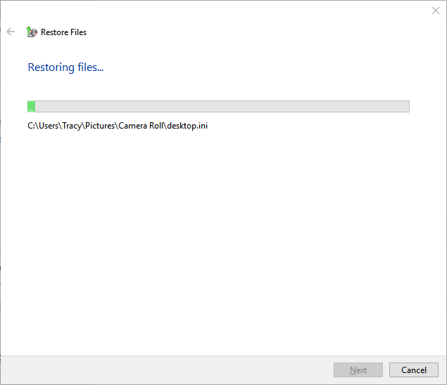restore permanently deleted files from windows backup 3