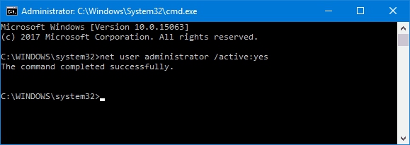 Kembalikan Gunakan Profil di Windows 10.